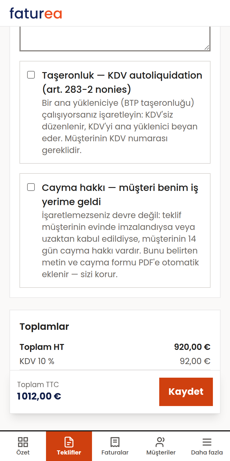 Müşterinin evinde imzalattım, sonradan vazgeçebilir mi?