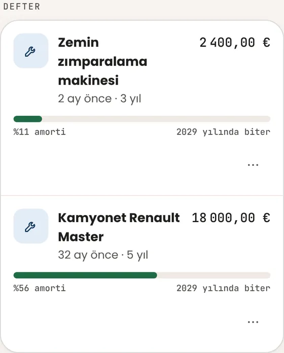 Kamyonetimi, makinemi nereye kaydederim?