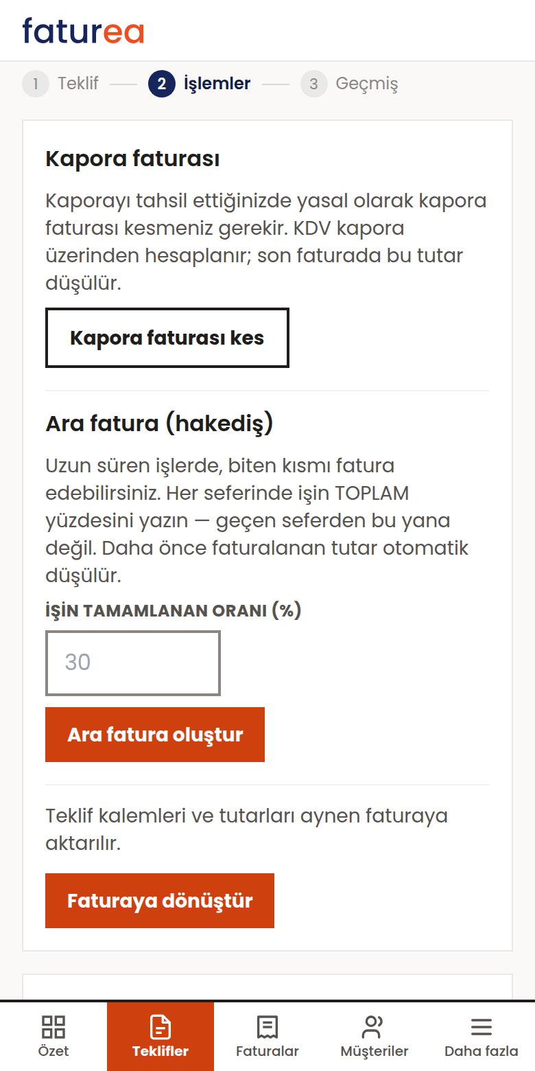 Fatura nasıl oluşturulur?
