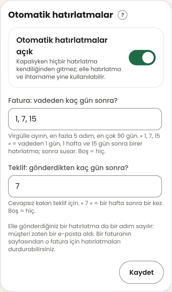 Müşteriler cevap vermiyor, tek tek mi hatırlatacağım?