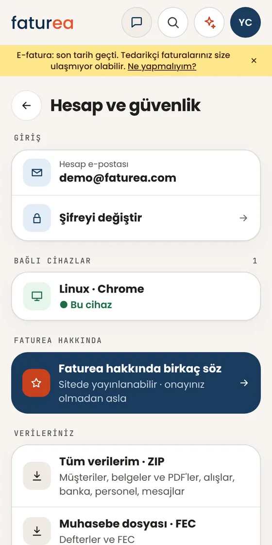 Hesabımı silmek istersem?