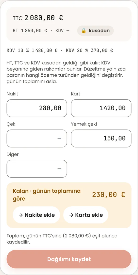 Kasam kart tutarını yanlış yazdı, düzeltebilir miyim?