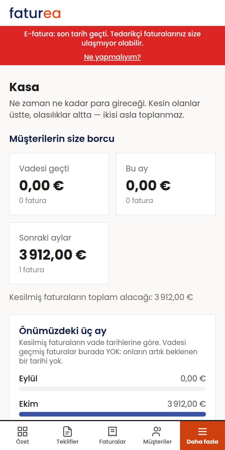 Bu ay ne kadar para gireceğini nereden görürüm?