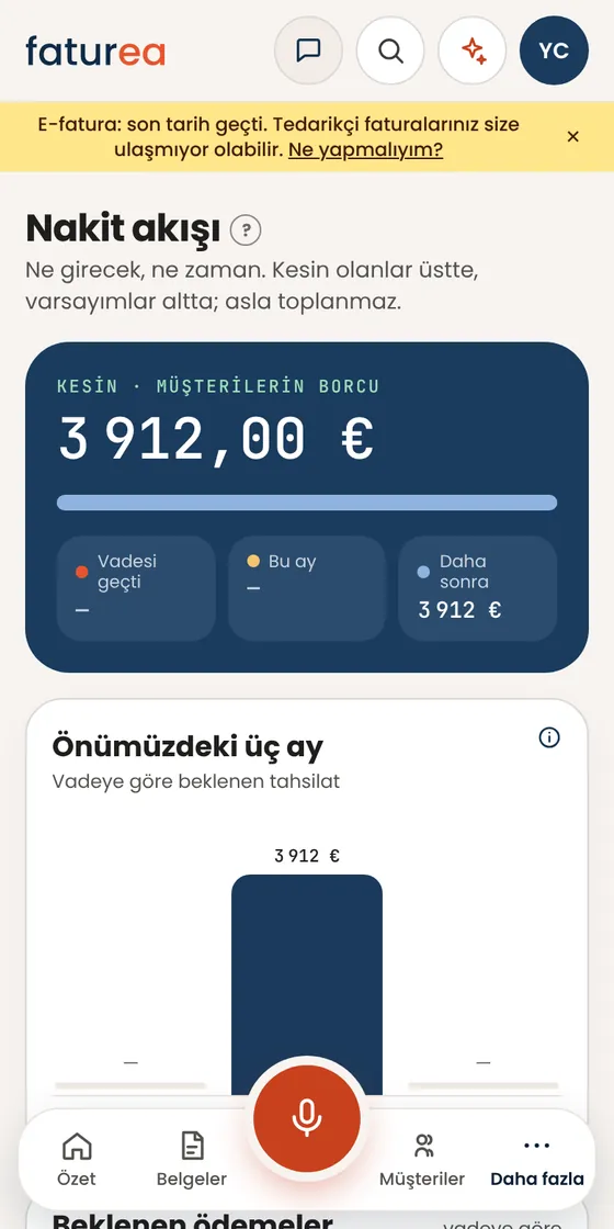 Bu ay ne kadar para gireceğini nereden görürüm?