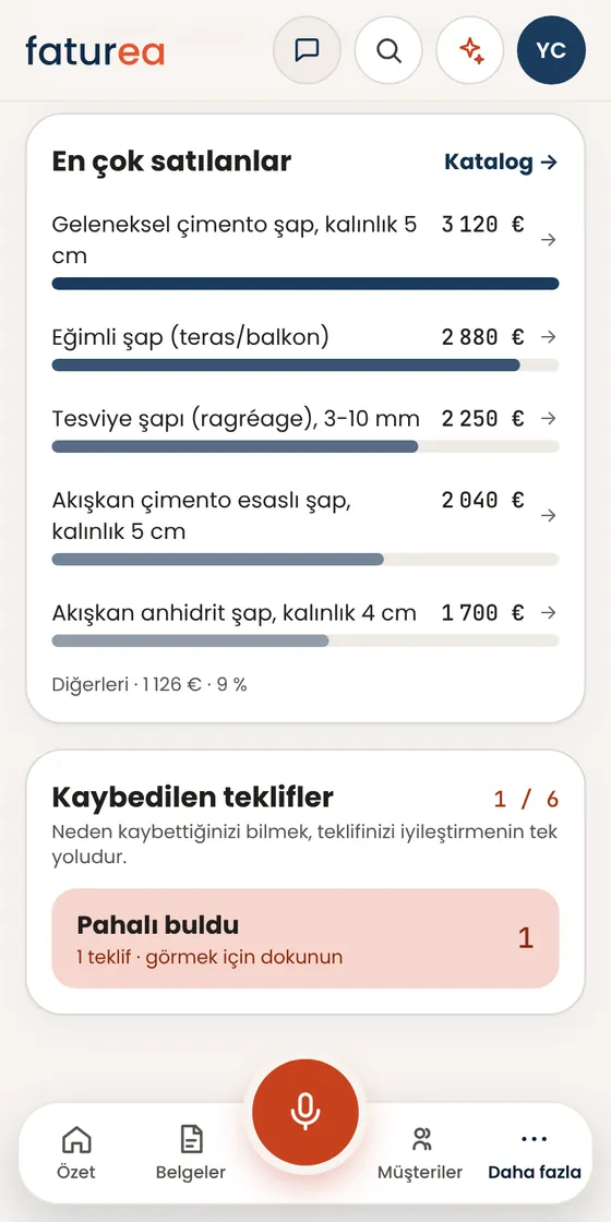 Neden teklif kaybettiğimi görebilir miyim?