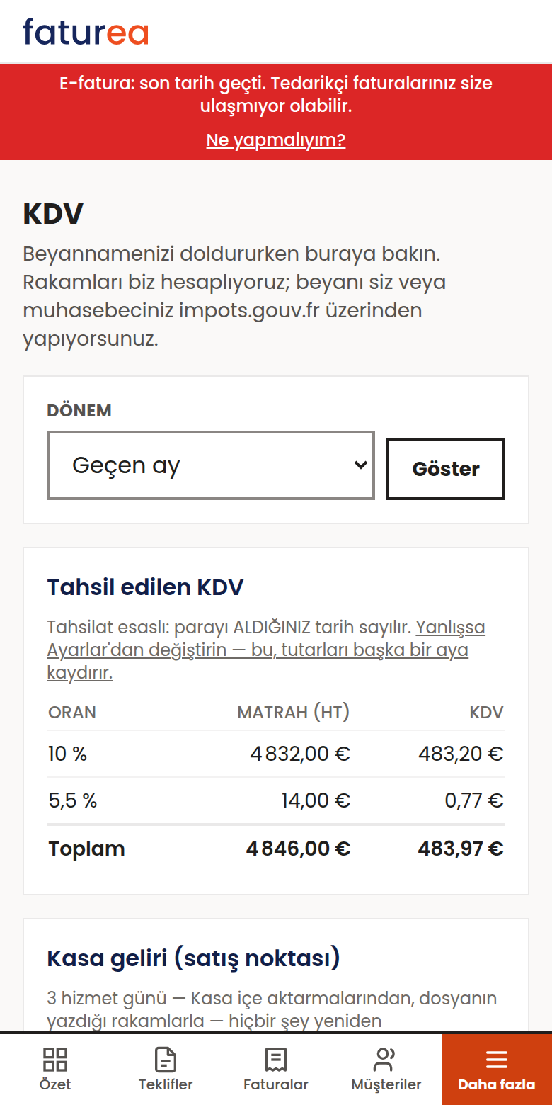 KDV beyannamemi doldururken rakamları nereden alacağım?