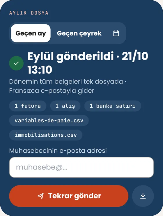 Muhasebecime ne vereceğim?