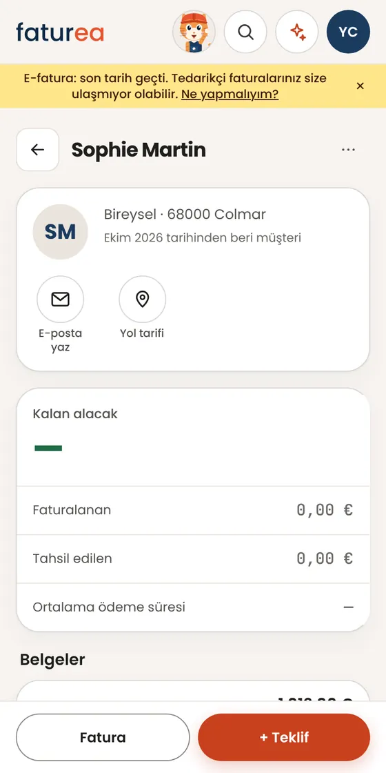 Bu müşteri bana zamanında ödüyor mu?