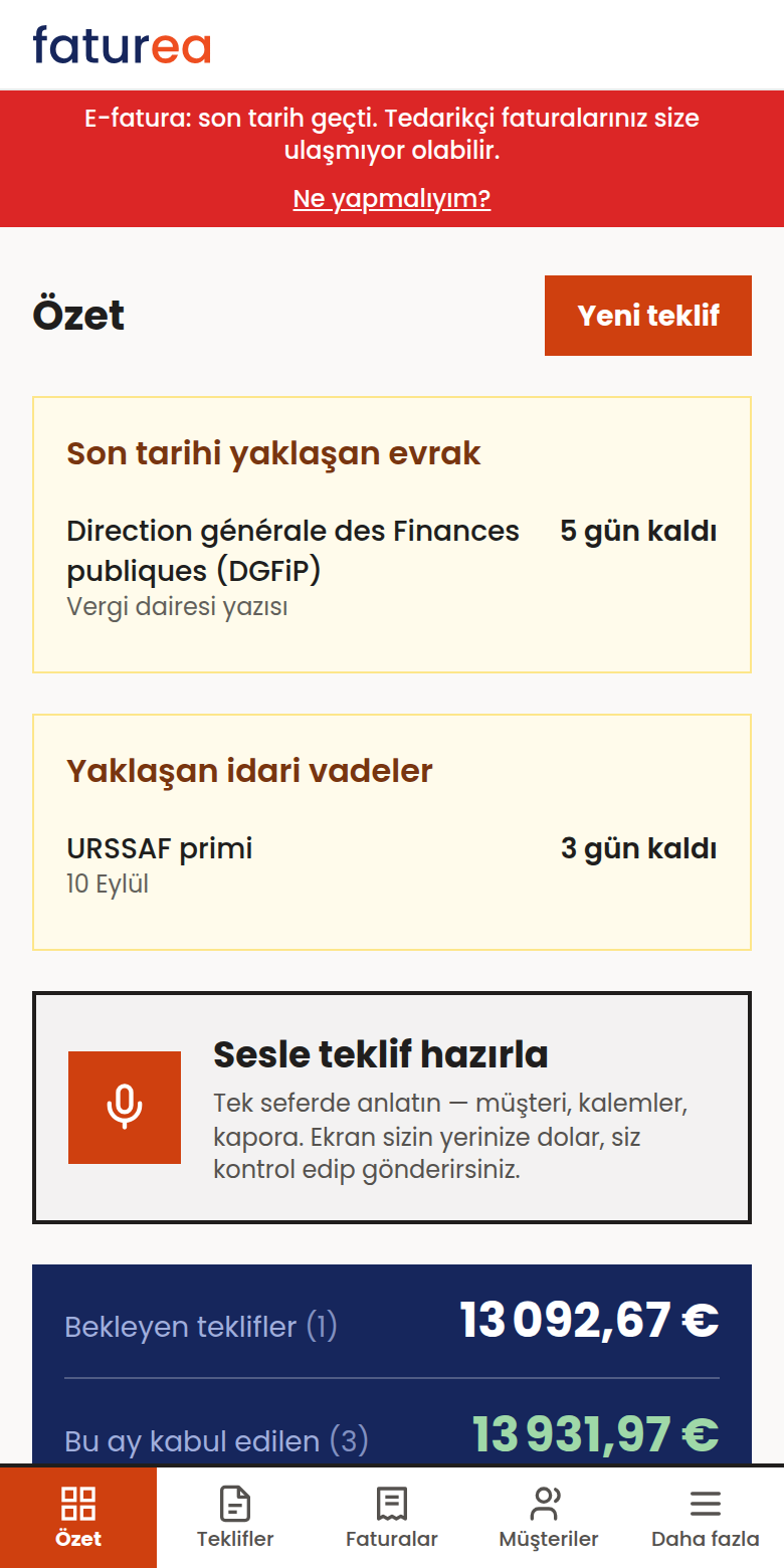 Faturea tam olarak ne yapar?