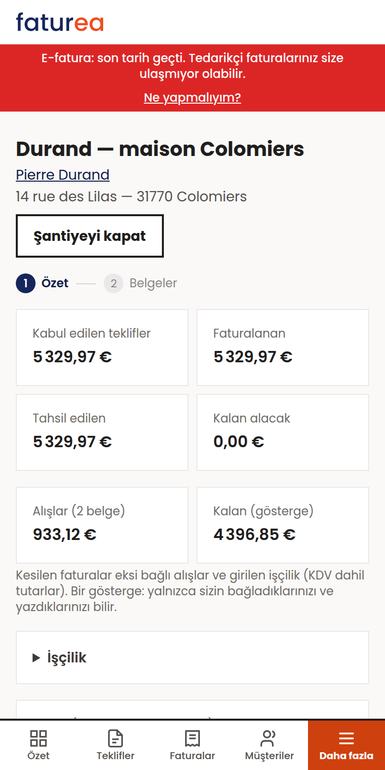 Şantiyeyi kapatınca ne oluyor?