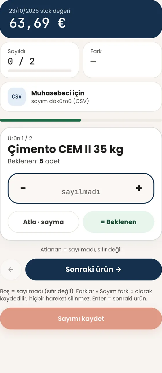 Yıl sonu sayımını nasıl yaparım, muhasebeciye ne gider?