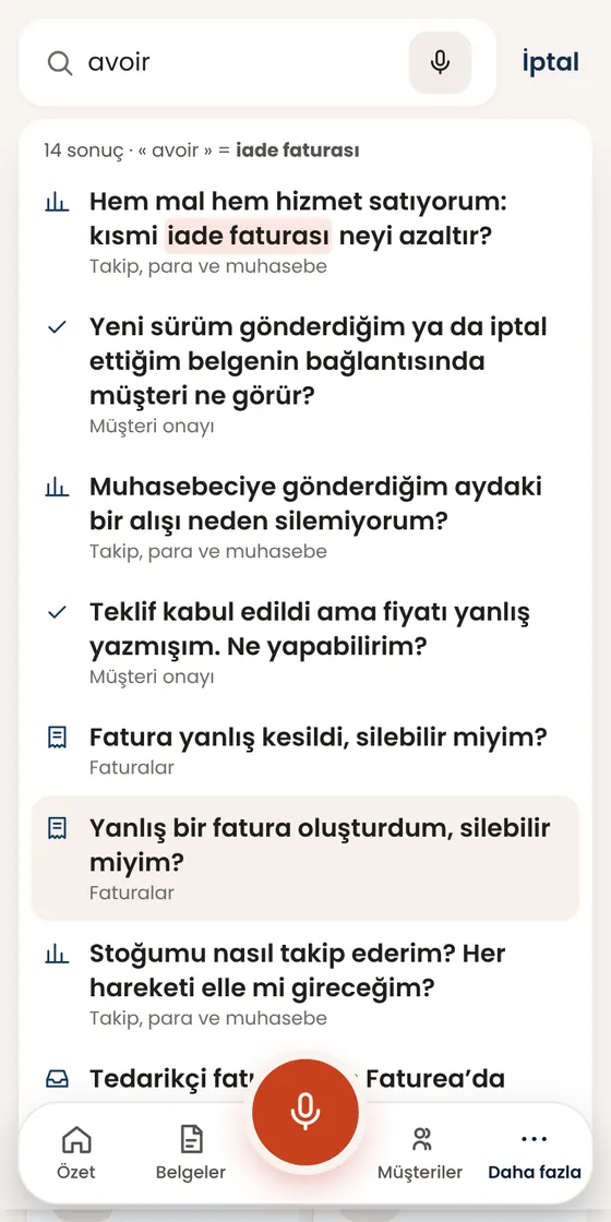 Yardımda aradığımı bulamazsam ne olur?
